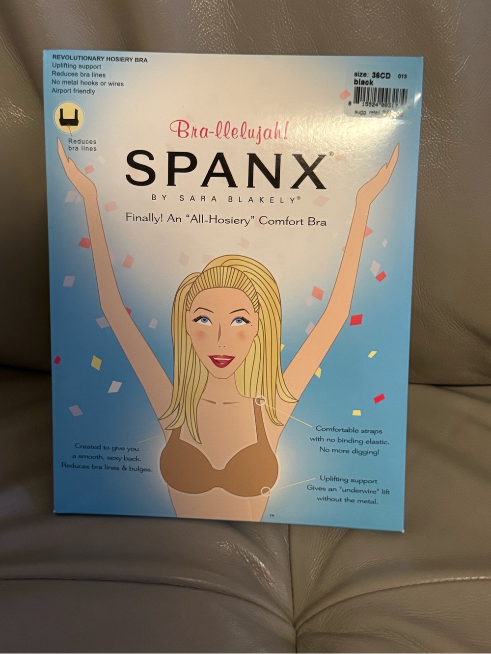 SPANX All-Hosiery Comfort Bra - Black